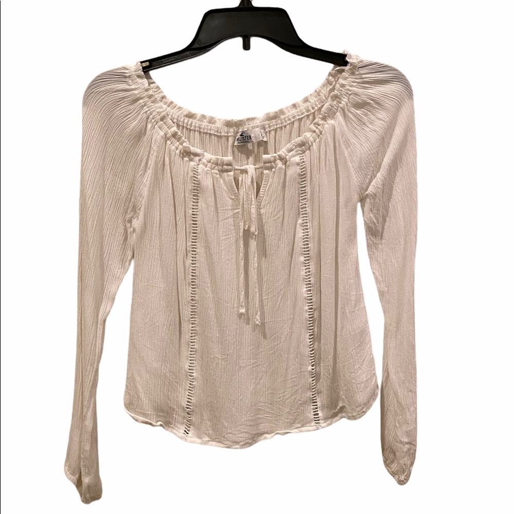 White Hollister Top